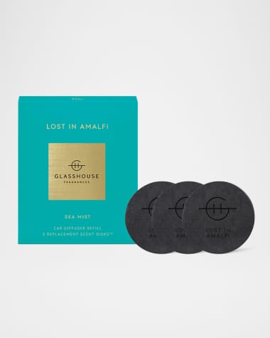 GLASSHOUSE FRAGRANCES Lost In Amalfi, 3 Replacement Scent Disks