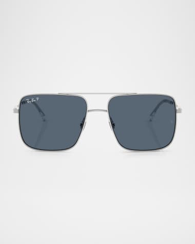 Ray-Ban Men's RB3758 Square Sunglasses, 56mm