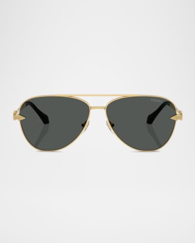 Versace Men's VE2283 Aviator Sunglasses