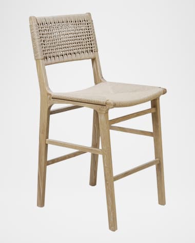 Worlds Away Astrid 27.25" Counter Stool