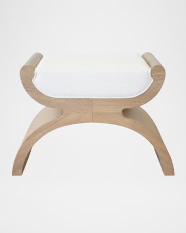 Worlds Away Janna Stool