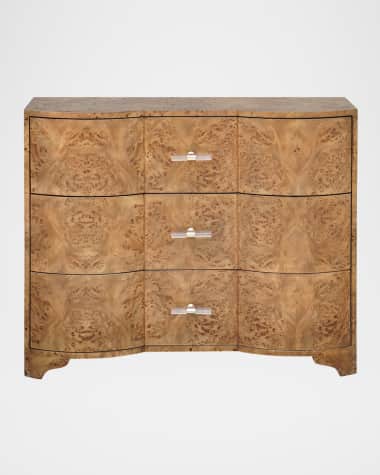 Worlds Away Plymouth 3-Drawer Chest