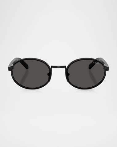 Prada PR B56S Oval Steel Sunglasses