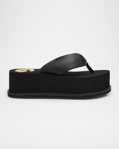 Cult Gaia CG Leather Platforms