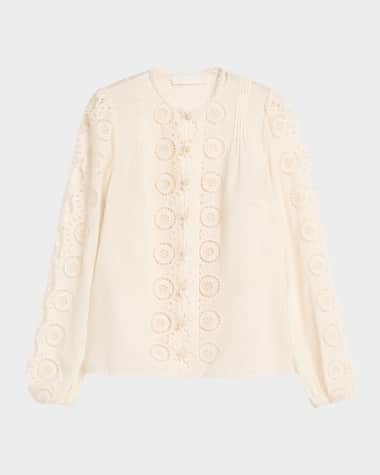 Zimmermann Lucky Embroidered Blouse