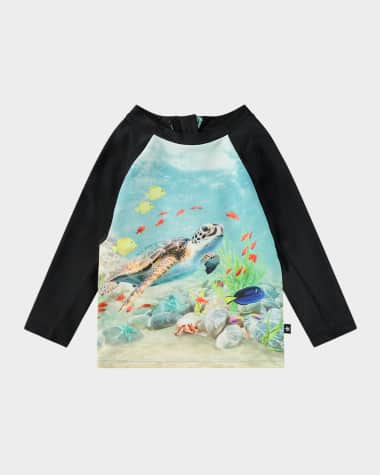 Molo Boy's Nemo Graphic Sea Rashguard, Size 3M-24M