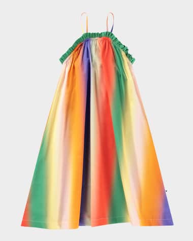 Molo Girl's Connie Striped Dress, Size 7-12