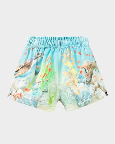 Molo Boy's Newton Graphic Swim Trunks, Size 3M-24M