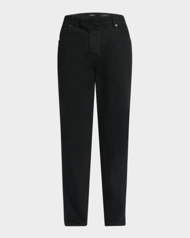 Balmain Men's Classic-Fit Black Denim Pants