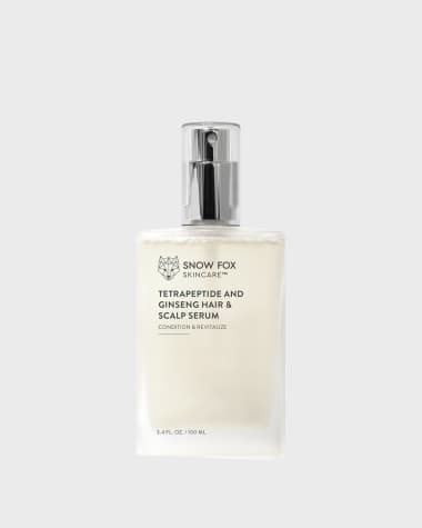 SNOW FOX Tetrapeptide and Ginseng Hair and Scalp Serum, 3.4 oz.