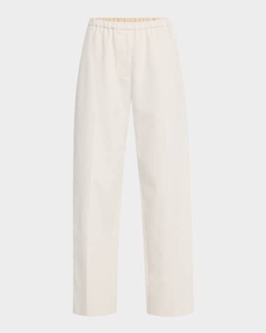 Rosetta Getty Relaxed-Leg Ankle Pull-On Pants