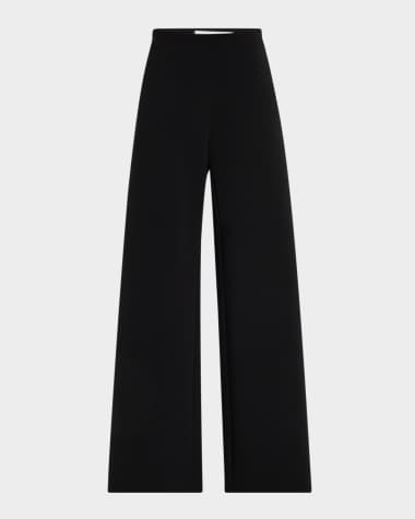 Rosetta Getty Bias Cut Wide-Leg Pants