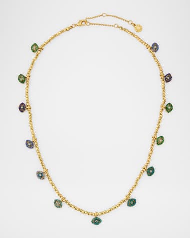 BaubleBar Evil Eye Pisa Bead Necklace