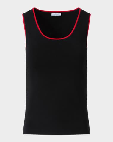 Akris punto Merino Wool Knit Tank Top