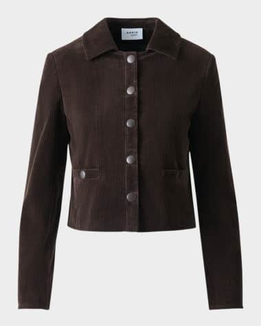 Akris punto Brushed Corduroy Jacket