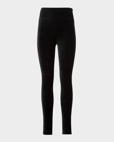Akris punto Meva Velvet Jersey Leggings