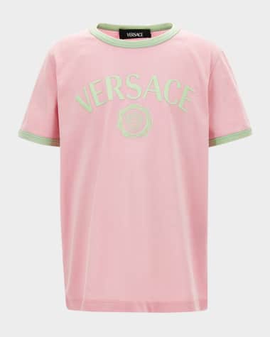 Versace Girl's Medusa Logo-Print T-Shirt, Size 6-14