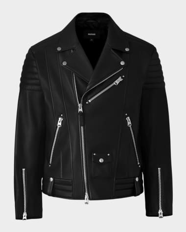 Mackage Men's Kenneth Leather Perfecto Biker Jacket