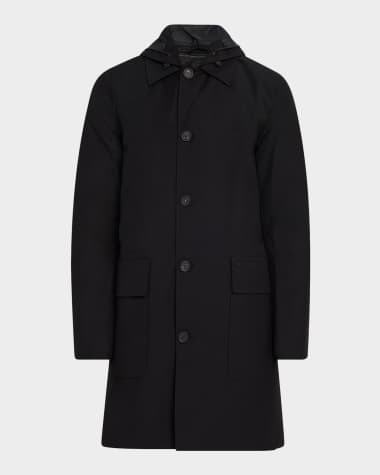 Black Men's Designer Coats, Jackets & Vests | Neiman Marcus
