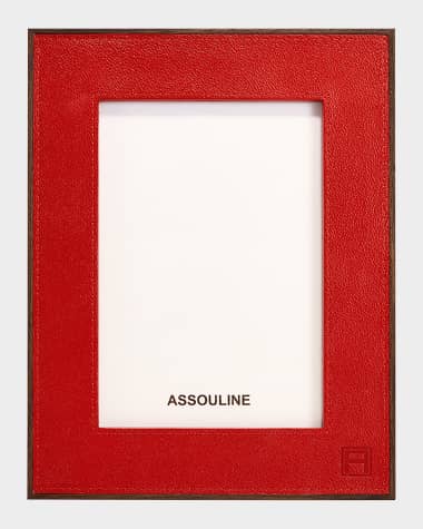 Assouline Heritage Leather Picture Frame, 5" x 7"