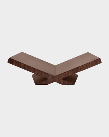 Assouline Culture Classic Leather Bookstand