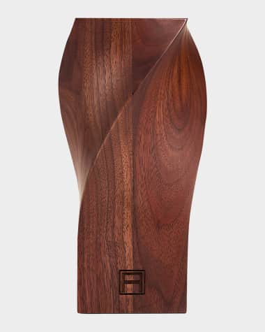 Assouline Twist Walnut Bookend