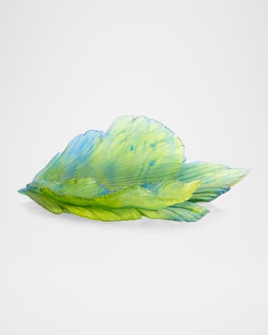 Daum Fleur de Paon Exotique Medium Bowl
