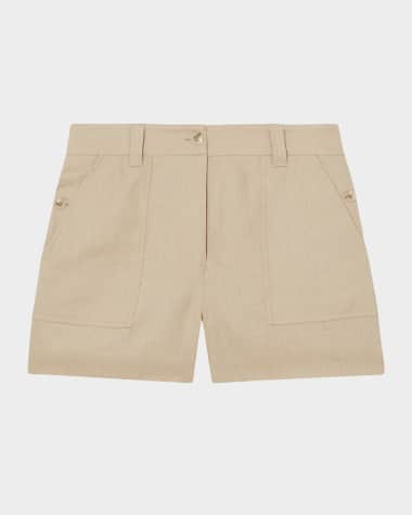 Reiss Ashby Wide-Leg Lightweight Linen Shorts