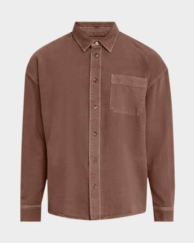 FRAME Men's Button Down Modern Shirt