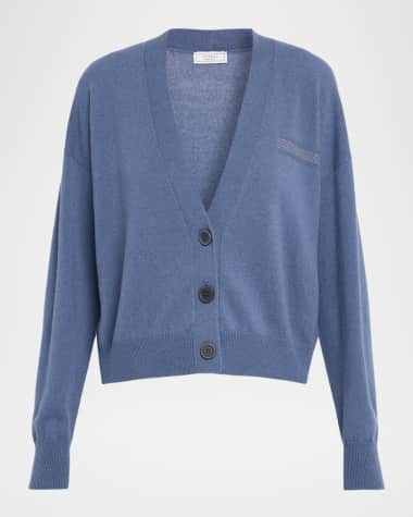 Peserico Punto Luce Button-Down Knit Cardigan