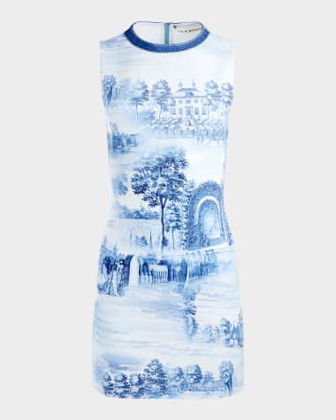 Alice + Olivia Wynell Fitted Mini Dress