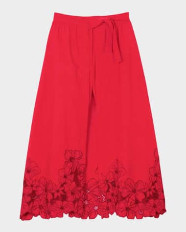 Sandro Renelle Floral Lace Layered-Effect Skort