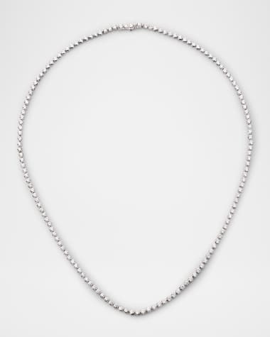 Roberto Coin 18K White Gold Diamond Tennis Necklace
