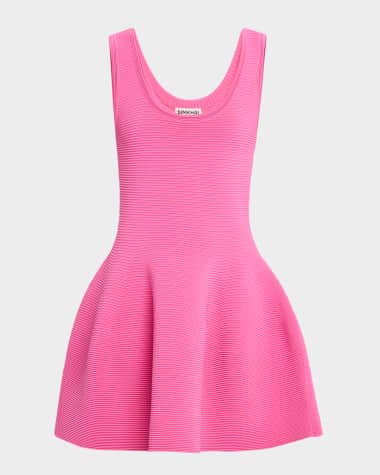 SIMKHAI Larina Ribbed Mini Dress