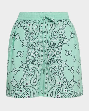 Essentiel Antwerp Hissels Bandana-Printed Shorts