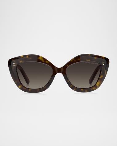 Marc Jacobs Tortoiseshell Oversized Cat Eye Sunglasses - Brown/Black Lenses Marc Jacobs Tortoiseshell 1070/S Sunglasses Marc Jacobs main image 4