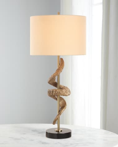 The Uttermost Co Ram's Horn 34" Table Lamp