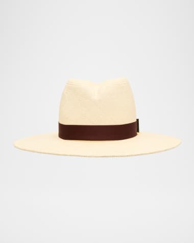 Gigi Burris Jeanne Straw Fedora Hat