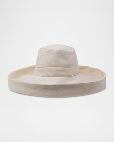 Gigi Burris Leigh Cotton Floppy Fedora