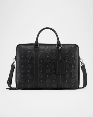 MCM Men's Klassik Large Visetos Tote Bag