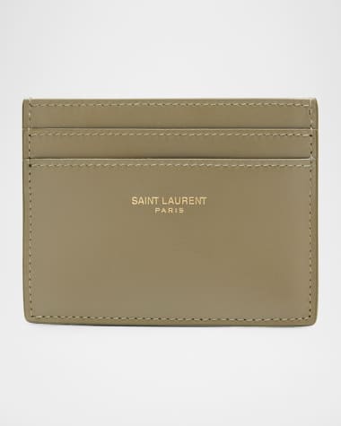 Saint Laurent YSL Card Case in Calf Leather