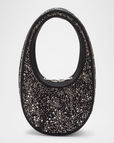 Coperni Swipe Mini Crystal Top-Handle Bag