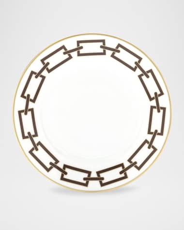 GINORI 1735 Catene Ebano Flat Bread Plate
