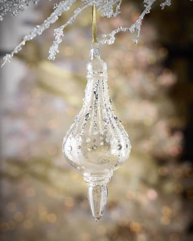 Neiman Marcus Transparent Finial Ornament