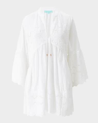 Melissa Odabash Sebenna Embroidered Sun Dress Coverup