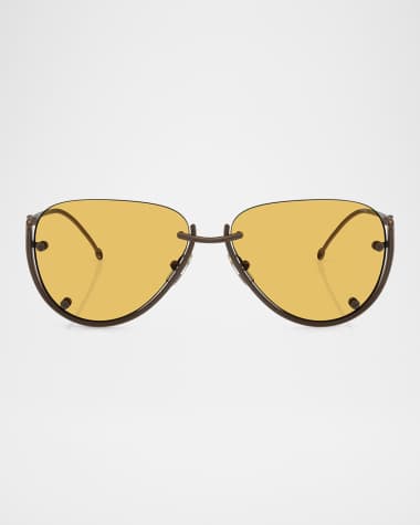 Diesel Men's DL1003 Aviator Sunglasses