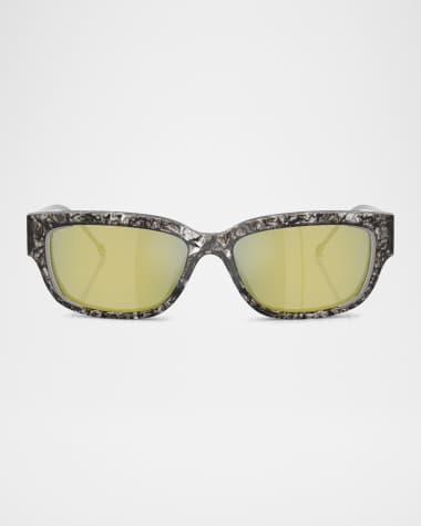 Diesel Men's DL2002MU Rectangular Sunglasses