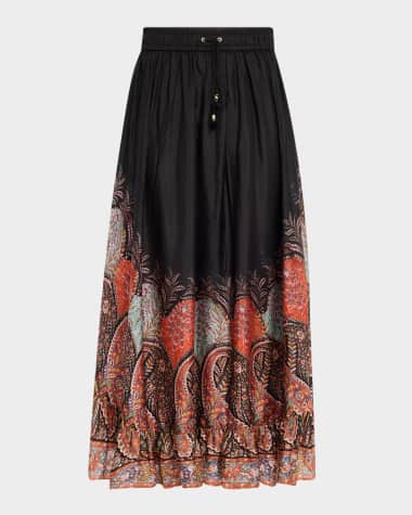 Zimmermann Rhiannon Ruffle Maxi Skirt