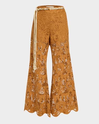 Zimmermann Coco Lace Flare Pants