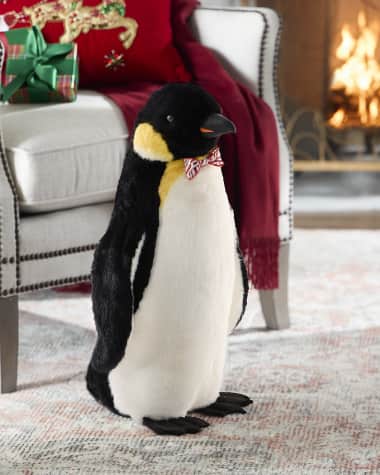 Ditz Designs By The Hen House Peppermint Cheer Emperor Penguin Christmas Decor